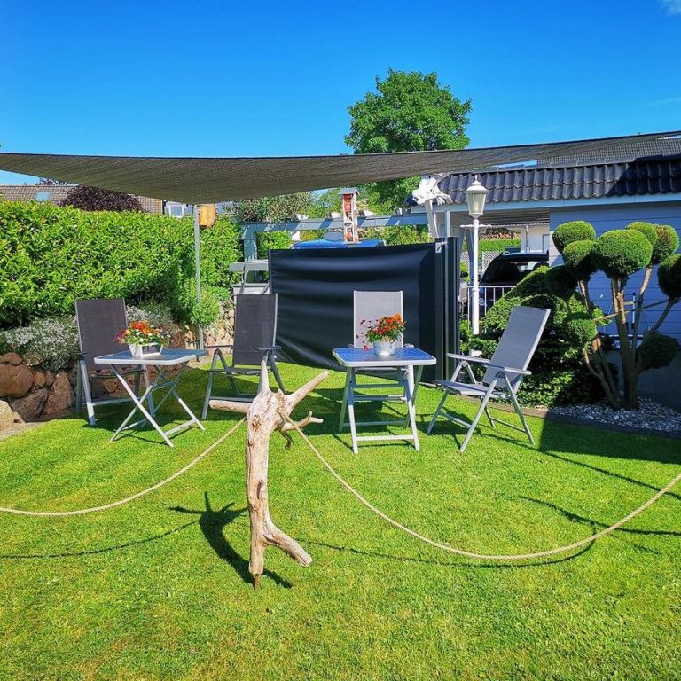 Ferienwohnung Glücksburg Ostsee Garten